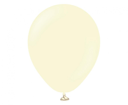 #BL Balony  5" Macaron Pale Yellow , 100 szt.