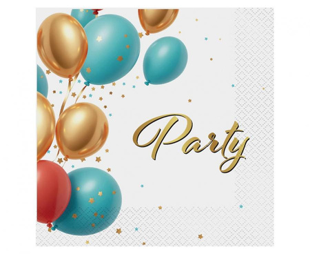 #ZSE_GD Serwetki pap., Party, 33 x 33 cm, 20 szt. BB