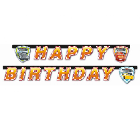 #DEBA Banner "Cars 3 - Happy Birthday"