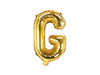 Balon foliowy Litera ''G'', 35cm, złoty