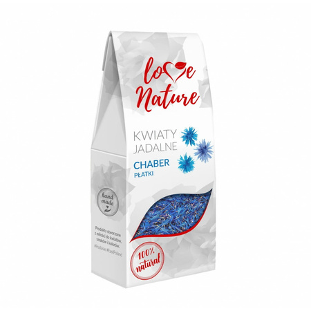 Kwiaty jadalne płatki CHABER 10g Love NATURE
