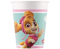 #ZKU Kubeczki papierowe (WM) Paw Patrol Skye & Everest Nickelodeon, 200ml, 8 szt. (SUP label)