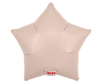 #BFK Balon Ibrex Hel, gwiazda 15", Shell Pink, 5 szt.