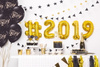 Balon foliowy Cyfra ''1'', 35cm, złoty Party Deco