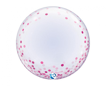 #BFK Balon Takara DECO Pink Confetti Dots, 24"