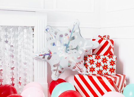 Dekoracja bibułowa Dynie, 24 cm, mix (1 op. / 3 szt.)