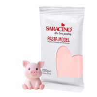 Lukier plastyczny masa cukrowa do modelowania figurek na tort RÓŻOWA BABY PINK 250g Saracino