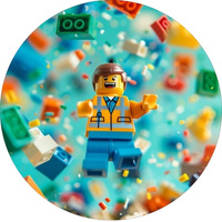 Opłatek na tort LEGO WZ.I