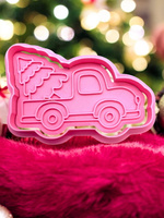 Foremka do ciasteczek i pierników ŚWIĄTECZNE AUTO Z CHOINKĄ WZ.I
