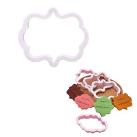 Foremka do tworzenia dekoracji ciasteczek RAMKA ETYKIETA WZ. II