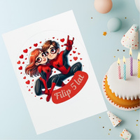 Opłatek na tort SPIDERMAN WZ.III