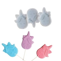 Forma silikonowa do lizaków  JEDNOROŻCE