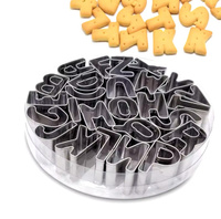 Zestaw 26 szt. foremek LITEREK LITERKI stalowe do tworzenia dekroacji