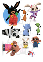 Wydruk jadalny opłatek na tort BING A4