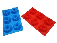 Forma silikonowa do pieczenia muffinek 6 sztuk TWISTER