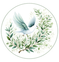 Opłatek na TORT PIERWSZA KOMUNIA ŚWIĘTA WZ.VI