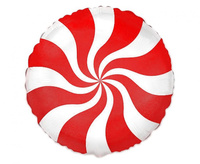 #BFK Balon foliowy 18" FX - Lizak, czerwony, niepakowany