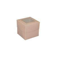 Pudełko na 1 muffinke muffiny RÓŻOWE