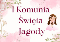 Opłatek na TORT PIERWSZA KOMUNIA ŚWIĘTA WZ.XIX