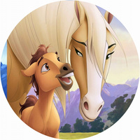 Wydruk jadalny MUSTANG Z DZIKIEJ DOLINY WZ.I