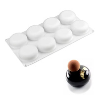 Forma silikonowa do monoporcji KAMYKI OKRĄGŁA 29x17 cm