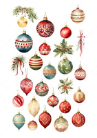 Opłatek na świąteczne wypieki Świateczny MIX wz. XIII