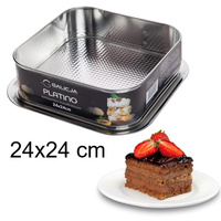 Blaszka kwadratowa na ciasto tortownica 24x24 cm Galicja