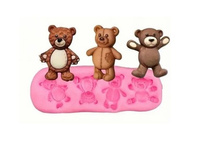 Forma silikonowa do tworzenia dekoracji MISIE MIŚ WZ.III