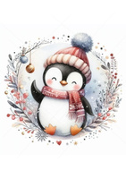 Opłatek na świąteczne wypieki PINGWINEK