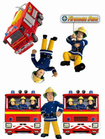 Opłatek na tort STRAŻAK SAM  WZ. II