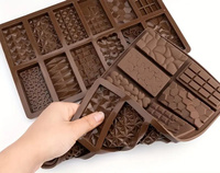 Forma silikonowa do czekolady MIX 12 WZORÓW 27x17 cm