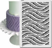 Szablon do dekoracji tortu WZ. ROŚLINNY KWIATY TRAWA WZ.II