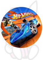 Wydruk jadalny opłatek na tort HOT WHEELS WZ. III