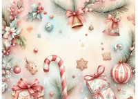 Opłatek na świąteczne wypieki TŁO wz. XV