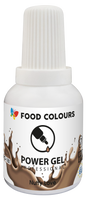 Barwnik w żelu BRĄZ MAHONIOWY 20g PowerGel Food Colours