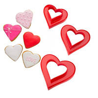 Wykrawaczki dwustronne foremki SERCE 3 szt. Galicja