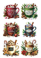 Opłatek na świąteczne wypieki Świateczny MIX wz. XVII