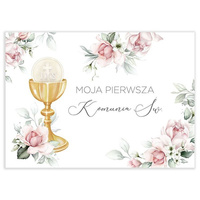 Opłatek na TORT PIERWSZA KOMUNIA ŚWIĘTA WZ.I