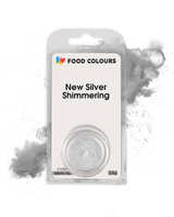 Barwnik w proszku NEW SILVER Shimmering Mini Jar 2,5g Food Colours