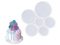 Forma silikonowa do lizaków z izomaltu czekolady OKRĄGŁE MIX WIELKOŚCI