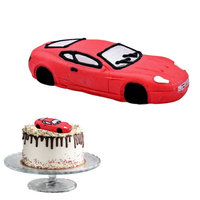 Cukrowa figurka na tort SAMOCHÓD CZERWONY duży Slado