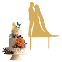 Topper na tort ślubny weselny PARA MŁODA WZ.I