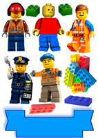 Opłatek na tort LEGO WZ.VIII