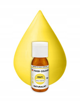 Naturalny barwnik w płynie do mas tłustych i czekolady ŻÓŁTY 18ml Food Colours