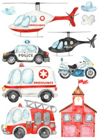 Wydruk jadalny POLICJA STRAŻ POŻARNA WZ.I