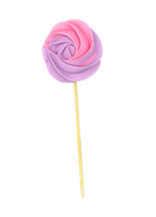 Lizak bezowy na tort RÓŻOWO-LAWENDOWY Slado