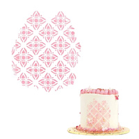 Szablon dekoracyjny mini ORNAMENT 135x145 mm Słodki Bufet