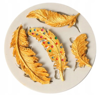 Forma silikonowa do tworzenia dekoracji PIÓRKA PIÓRKO