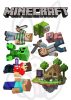 Wydruk jadalny Opłatek na Tort MINECRAFT WZ.VIII