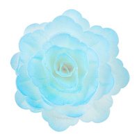 Dekoracja waflowa RÓŻA NIEBIESKA 7 cm Rose Decor